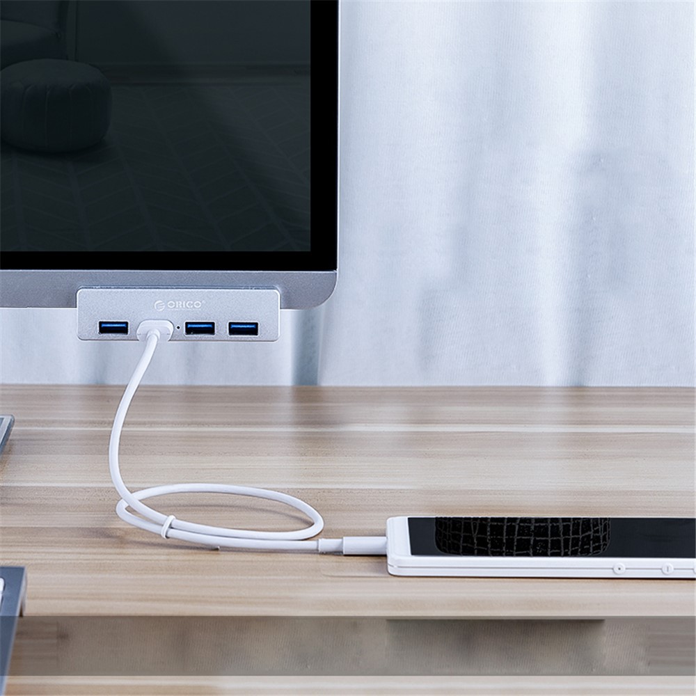 ORICO MH4PU-P Aluminiumlegierung 4 Anschlüsse USB3.0 Klammerartigen Naben-7