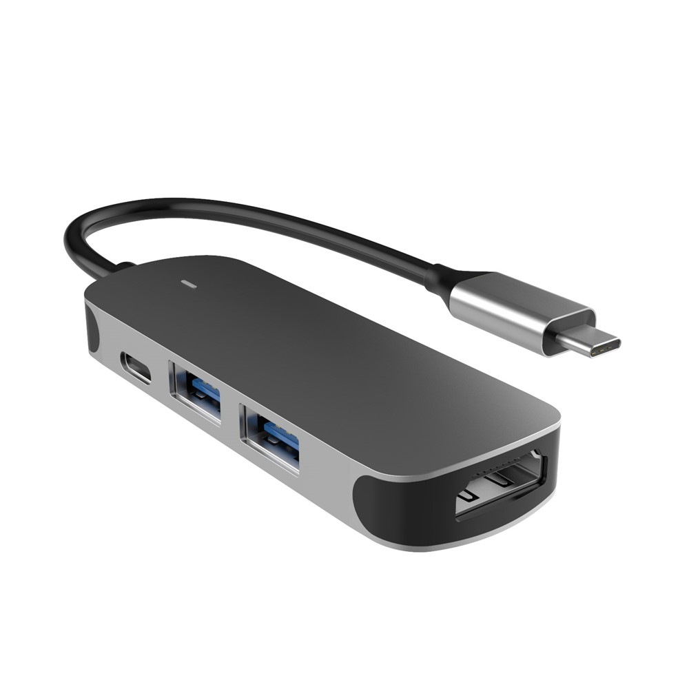 SEEWEI 4-IN-1 Type-C HUB TYPE-C to USB3.0+USB2.0+HDMI+Type-C Multi-function HUB-2