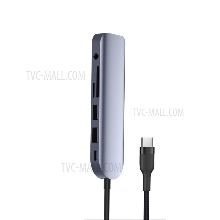 C001 USB 3.1 Type-C Hub To HDMI Adapter with TF SD Reader Slot for MacBook Pro Huawei MateBook-1