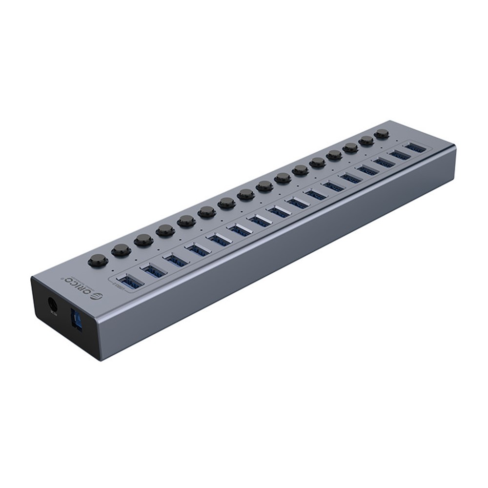 Hub Multi-porta De Alumínio ORICO BT2U3-16AB Com Interruptores Individuais-1
