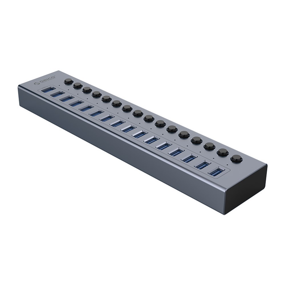 Hub Multi-porta De Alumínio ORICO BT2U3-16AB Com Interruptores Individuais-2