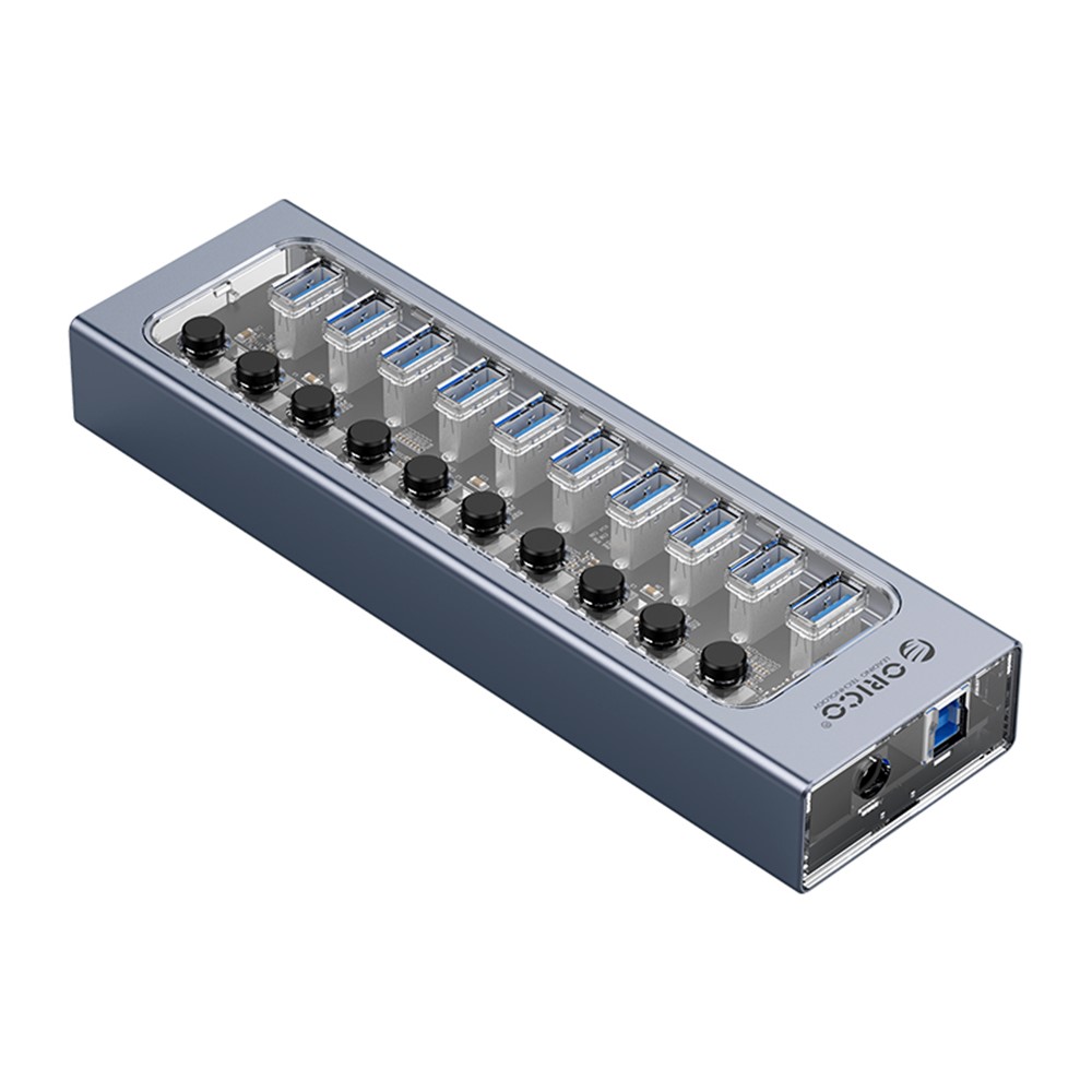 ORICO AT2U3-10AB Aluminiumlegierung + PC USB3.0 Multi-port-hub Mit Einzelnen Schalter