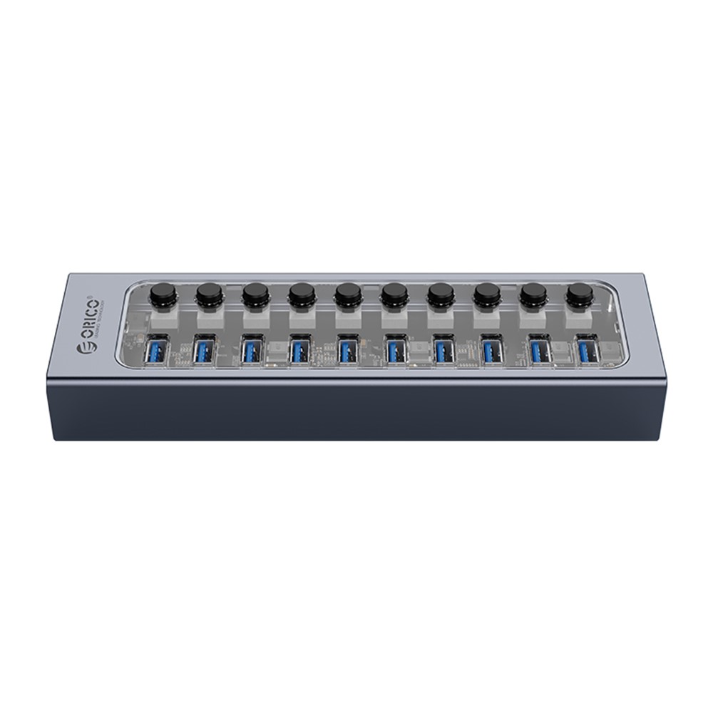 ORICO AT2U3-10AB Aluminiumlegierung + PC USB3.0 Multi-port-hub Mit Einzelnen Schalter