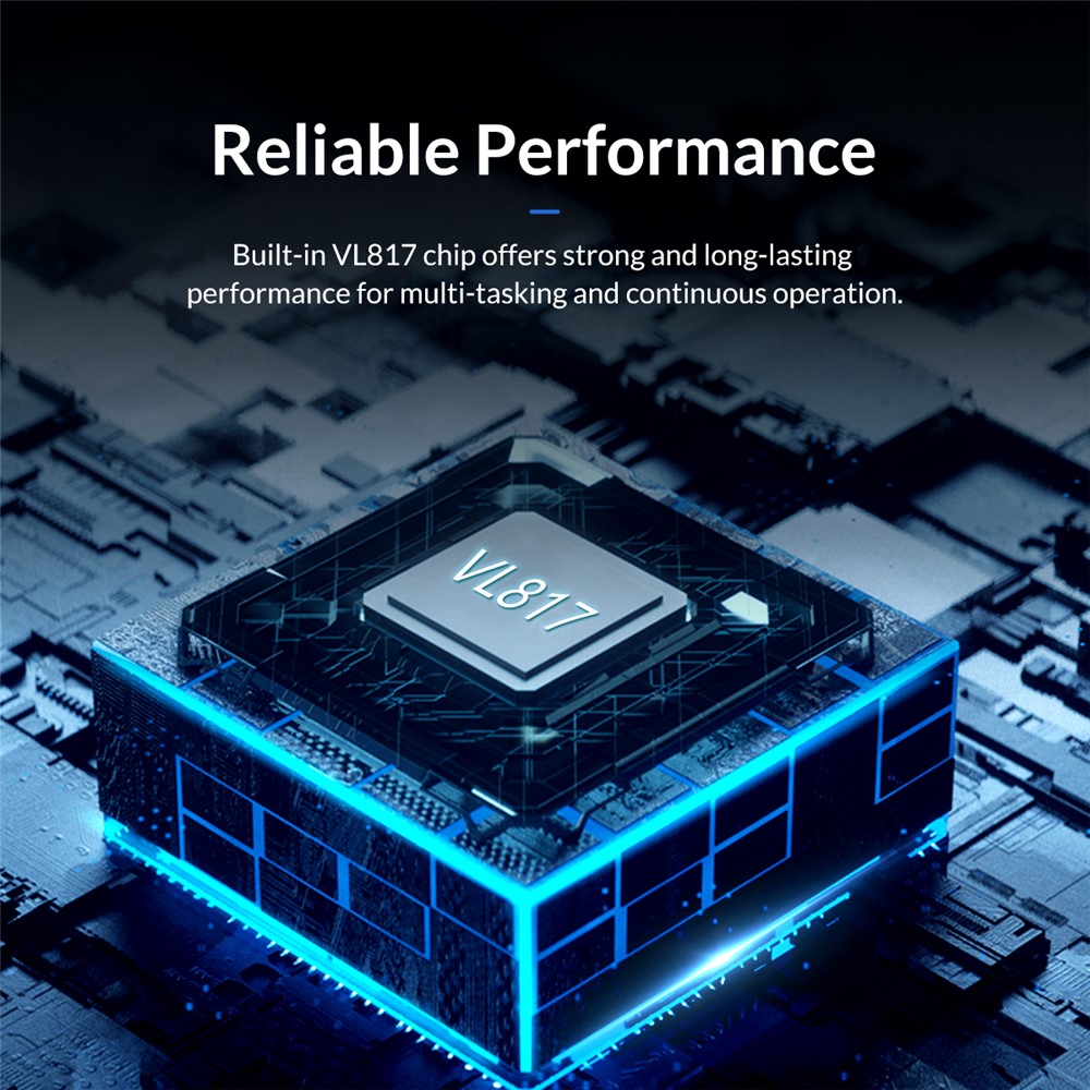 ORICO AT2U3-10AB Aleación de Aluminio + PC USB3.0 Multi-puerto Con Interruptores Individuales