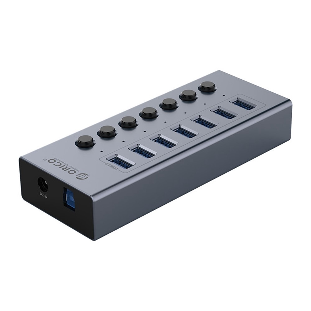 ORICO BT2U3-7AB Aluminum Alloy Multi-port HUB with Individual Switches-1