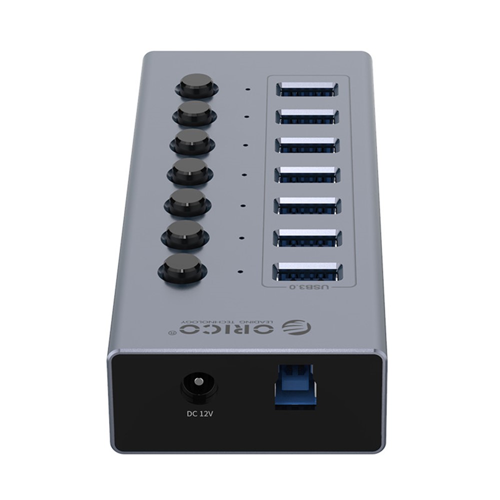 ORICO BT2U3-7AB Aluminum Alloy Multi-port HUB with Individual Switches-3