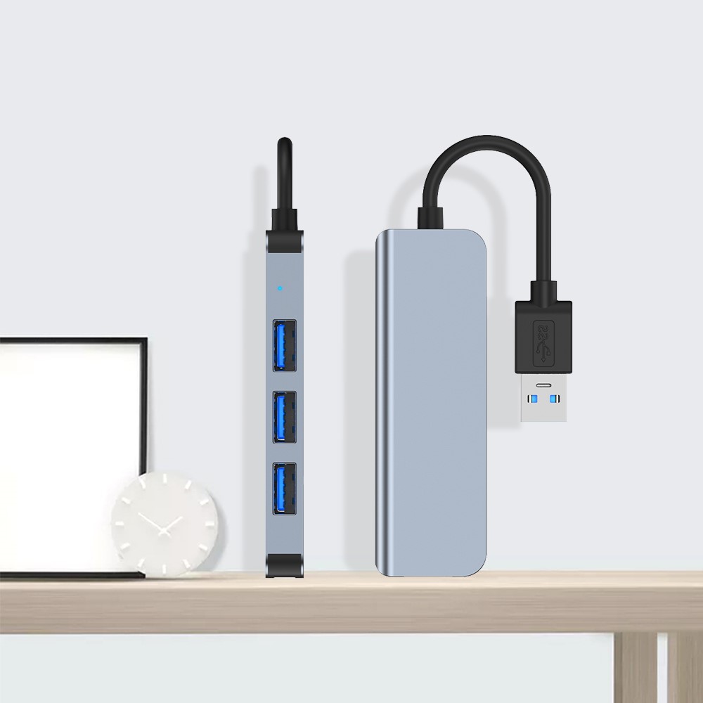 YG-2013U 4 in 1 USB 3.0 Hub Adapter Data Synchronization Converter Support 5Gbps/480Mbps/OTG for Computers Laptops-6