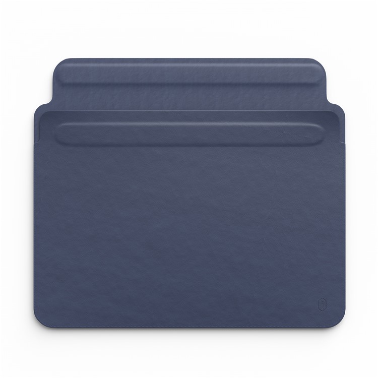 WIWU Skinpro II Waterproof Ultra-thin Leather Laptop Bag Sleeve Case for MacBook Pro 16-inch - Blue-5