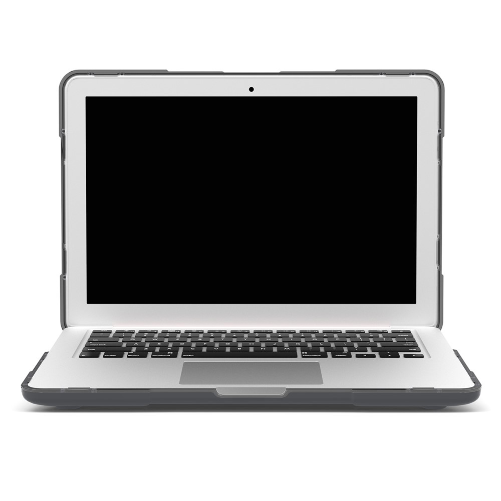 Due Pezzi Di Plastica + TPU Con Coperture Basamento Per Macbook Pro Nuovo A2141 16" - Grigio-9