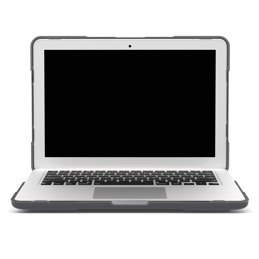 Diseño de Disipación de Calor de Plástico de Dos Piezas + TPU Con Stand Shell Para MacBook New Pro 16 "a2141 - Gris-9