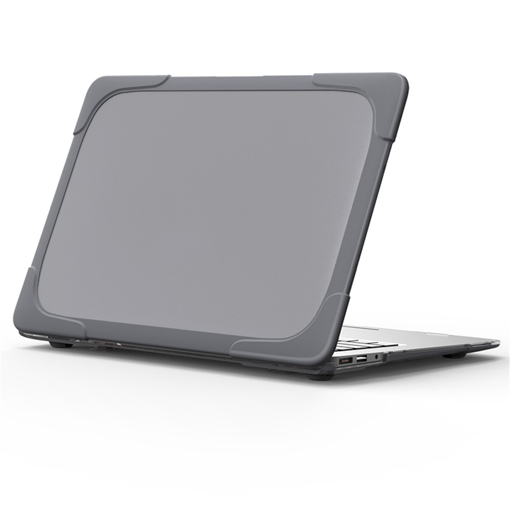 PC+TPU Hybrid Protective Case for MacBook Air 13" (A1932/A2179) 2018/2019/2020 - Grey-20