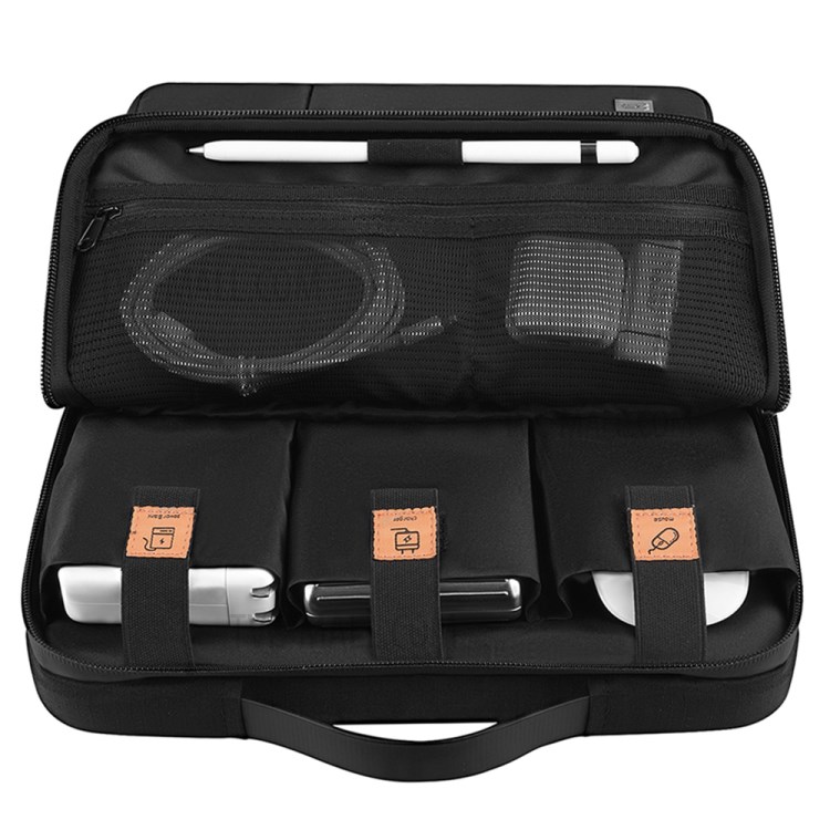 Bolsa De Transporte Laptop WIWU Bolsa À Prova De Água De Grande Capacidade À Prova De Choque Para 13 Polegadas Cadernos Laptops MacBook-3