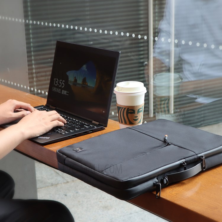Bolsa De Transporte Laptop WIWU Bolsa À Prova De Água De Grande Capacidade À Prova De Choque Para 13 Polegadas Cadernos Laptops MacBook-8