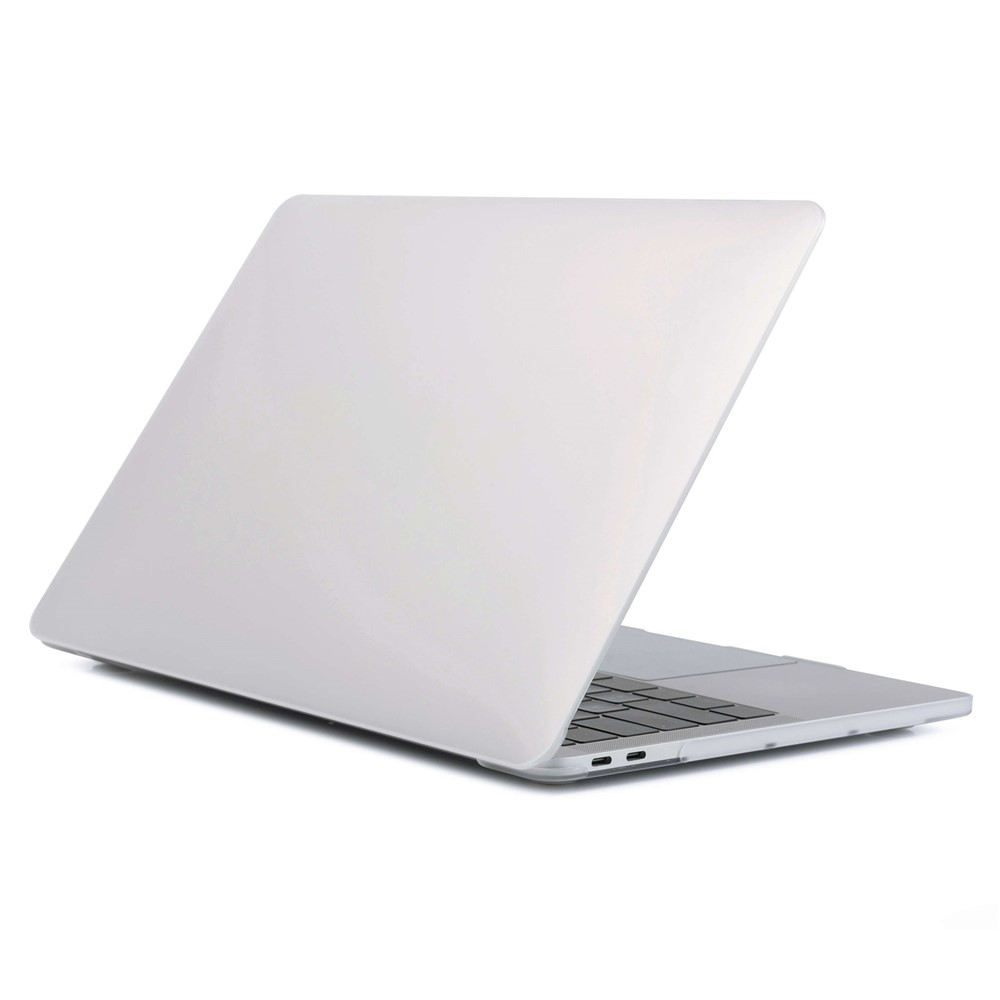 Matte PC Front and Back Protective Phone Case Mobile Phone Bag Shell for MacBook Pro 13 inch (2020) / (2019) / (2018) / (2017) / (2016) A1706 A1708 A1989 A2159 A2251 A2289 A2338 - Transparent