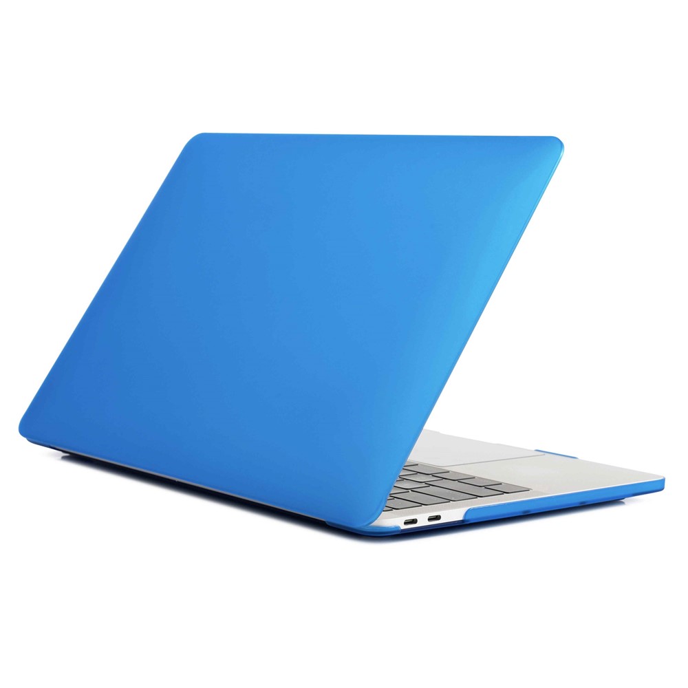 Matte PC Front and Back Protective Phone Case Mobile Phone Bag Shell for MacBook Pro 13 inch (2020) / (2019) / (2018) / (2017) / (2016) A1706 A1708 A1989 A2159 A2251 A2289 A2338 - Dark Blue