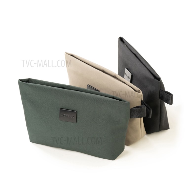 POFOKO E100 Storage Pouch Zipper Bag Case for Laptop Power Adapter Wireless Mouse Earphones Charging Cable - Green-10