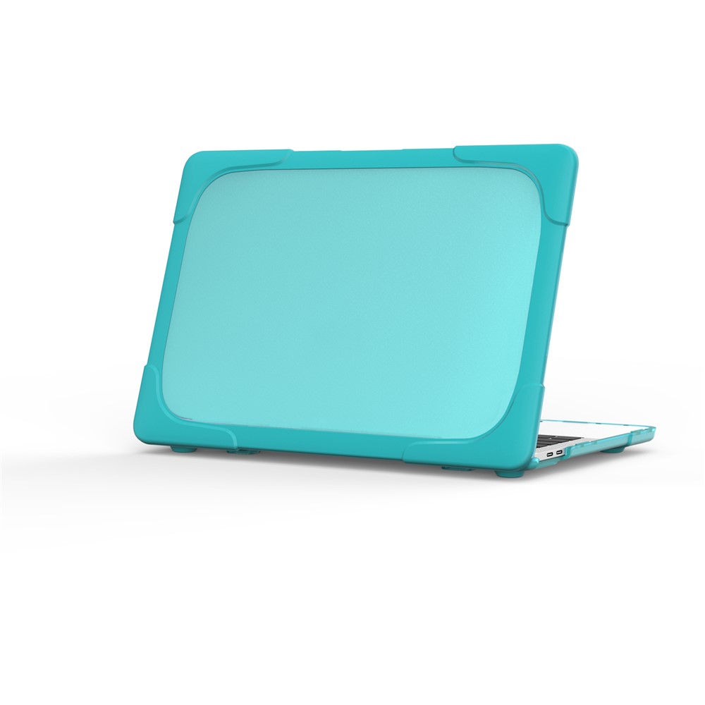 Two-piece Plastic + TPU Protective Laptop Case for MacBook Pro 13 inch with/without Touch Bar (2020-2016) A1706 A1989 A2159 A1708 - Baby Blue-13