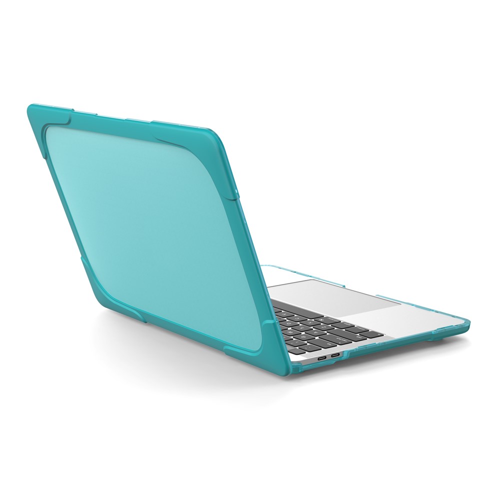Two-piece Plastic + TPU Protective Laptop Case for MacBook Pro 13 inch with/without Touch Bar (2020-2016) A1706 A1989 A2159 A1708 - Baby Blue-6