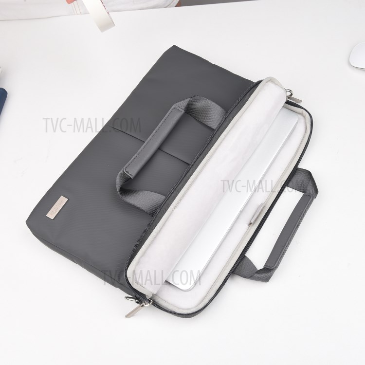 Thickened Large Capacity Laptop Bag Tote Bag Computer Handbag Fits 15.6'' Laptop - Grey-2