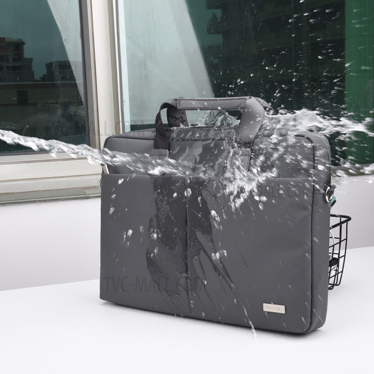 Thickened Large Capacity Laptop Bag Tote Bag Computer Handbag Fits 15.6'' Laptop - Grey-3