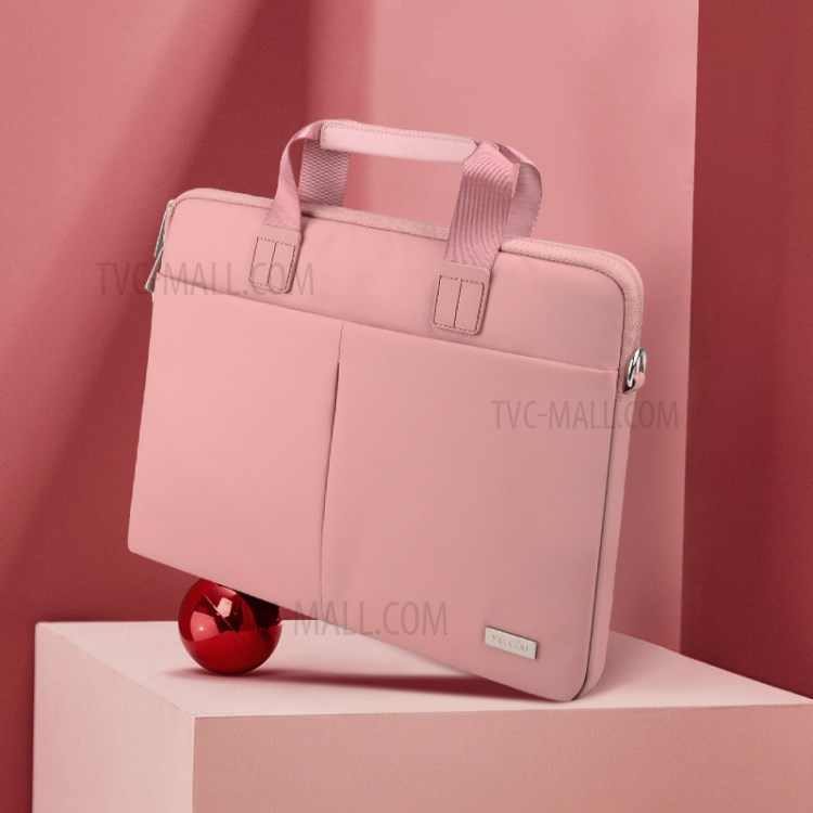 Large Capacity Laptop Bag Laptop Sleeve Tote Bag Computer Handbag Fits 13.3''-14'' Laptop - Pink-3