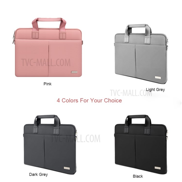 Large Capacity Laptop Bag Laptop Sleeve Tote Bag Computer Handbag Fits 13.3''-14'' Laptop - Pink-8