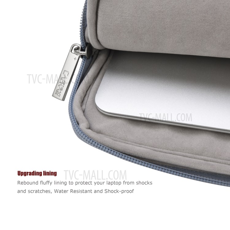 Soft Neoprene Laptop Sleeve Case + Charging Cable Storage Bag for 14inch Laptop-6