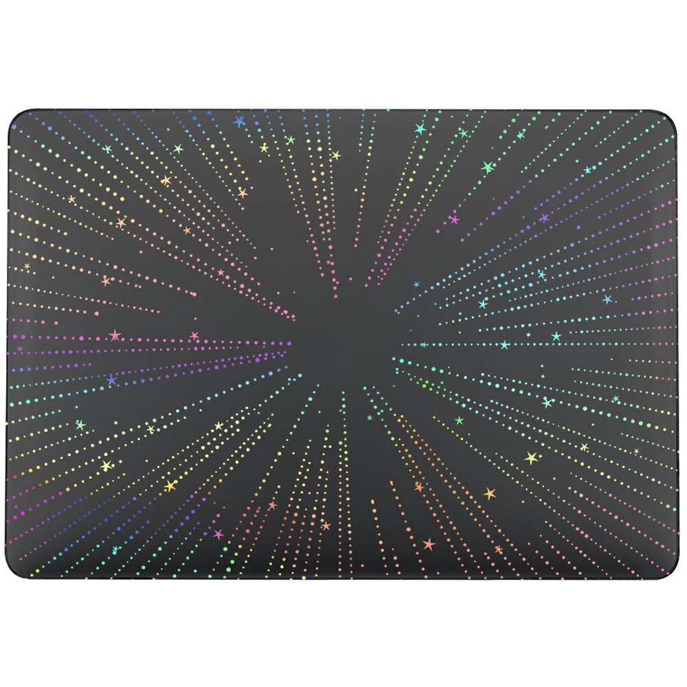 For MacBook Air 13 inch (2026) A3449 / (2025) A3240 / (2024) A3113 / (2022) A2681 Case Cold Stamping Laptops PC Hard Shell - LT-11 Clear Black