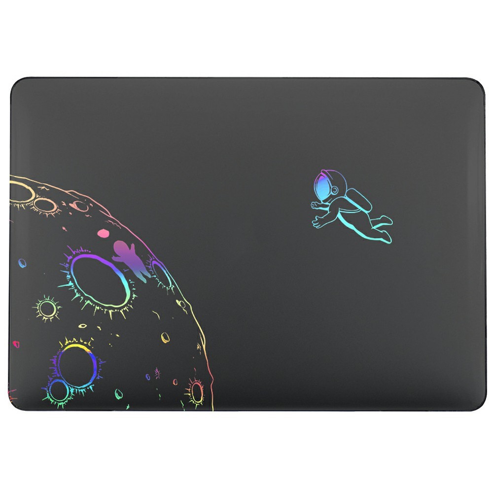 For MacBook Air 13 inch (2026) A3449 / (2025) A3240 / (2024) A3113 / (2022) A2681 Case Cold Stamping Laptops PC Hard Shell - LT-16 Clear Black