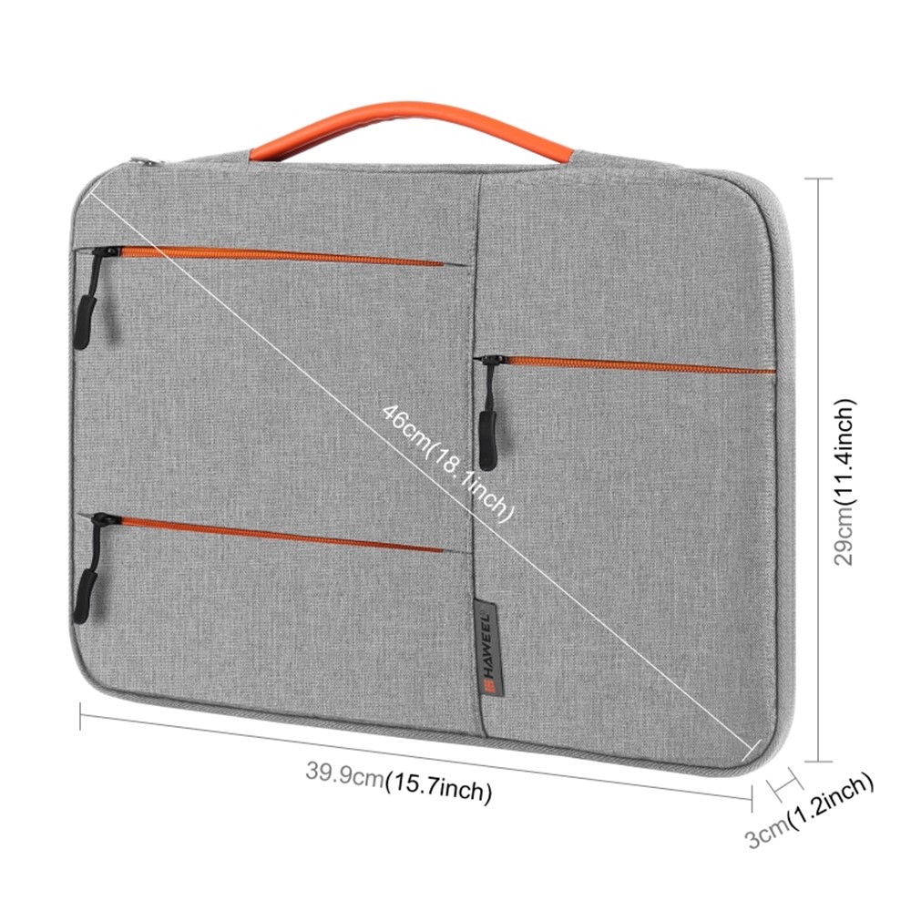 Compre Haweel HWL2166 Maletín De Cremallera Bolso Portátil Con Mango Para  Computadora Portátil De 15 Pulgadas - Gris en China | TVC-Mall.com