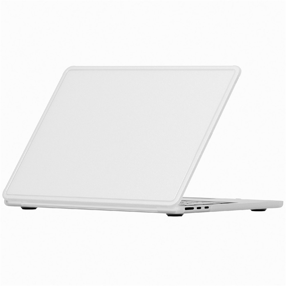 For MacBook Air 13 inch (2026) / (2025) / (2024) / (2022) Protective Case Matte PC Hard Shell Laptop Cover - White