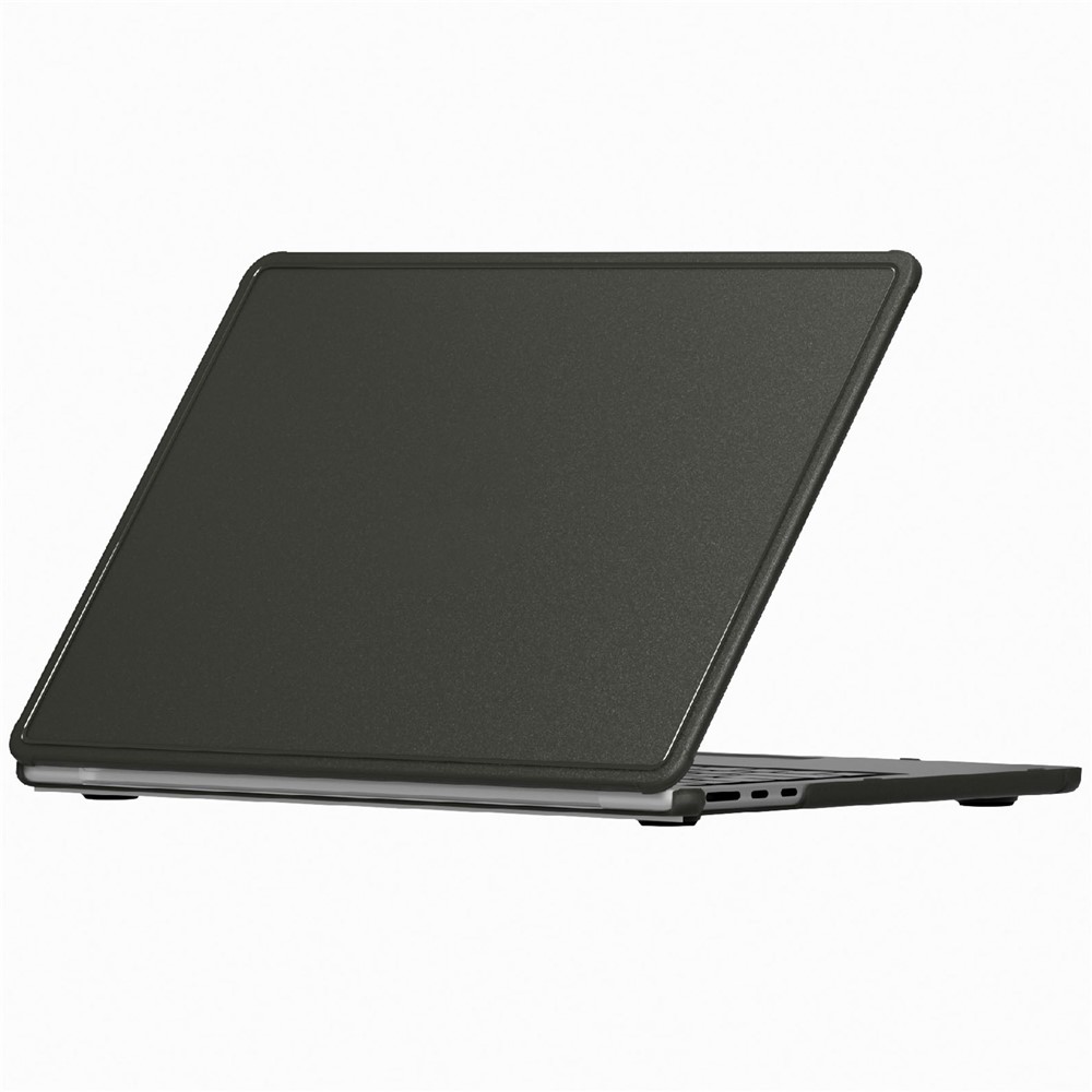 For MacBook Air 13 inch (2026) / (2025) / (2024) / (2022) Protective Case Matte PC Hard Shell Laptop Cover - Black