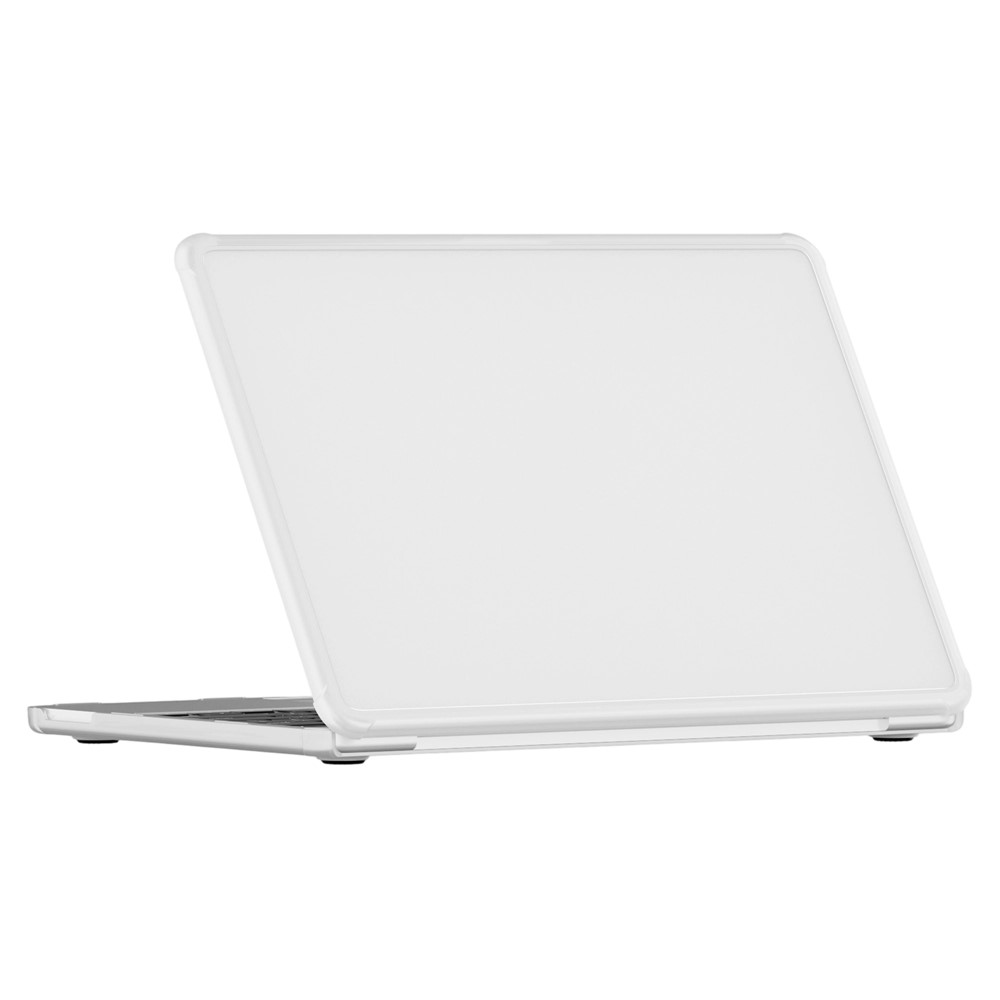 For MacBook Neo 13 inch (2026) Case Ultra Thin PC TPU Hard Shell Cover with Reinforced Corners - White