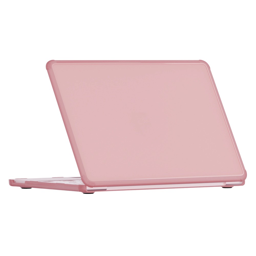For MacBook Neo 13 inch (2026) Case Ultra Thin PC TPU Hard Shell Cover with Reinforced Corners - Pink