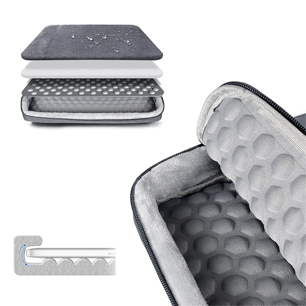 ND04 Waterproof Shockproof Notebook Computer Protective Case for 13.3 inch Laptop - Grey-3