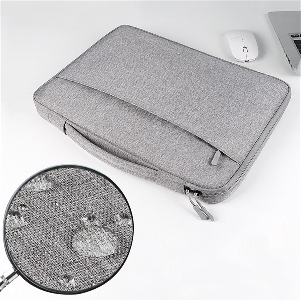 ND04 Anti-vibration Notebook Computer Protective Wear-resistant Handbag for 15.6 inch Laptop - Grey-5