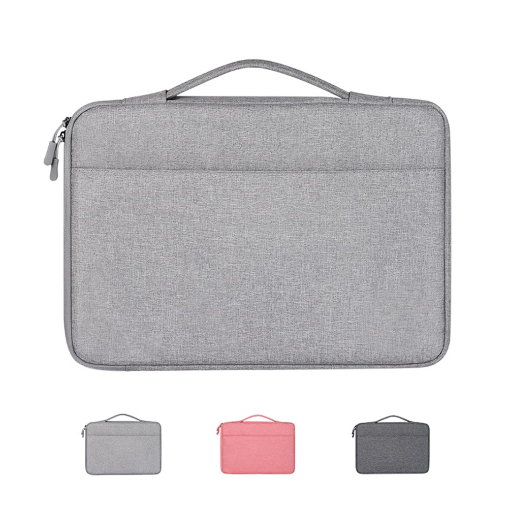 ND04 Anti-vibration Notebook Computer Protective Wear-resistant Handbag for 15.6 inch Laptop - Grey-6