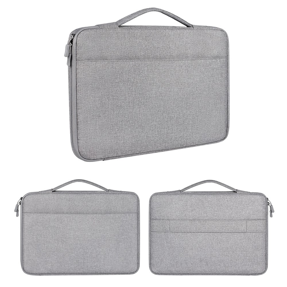 ND04 Anti-vibration Notebook Computer Protective Wear-resistant Handbag for 15.6 inch Laptop - Grey-7