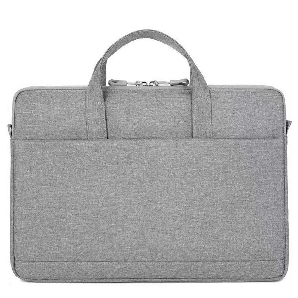 028 Series Laptop Case Simple Style Laptop Handbag Computer Carrying Case for 13-13.3 inch Laptop - Grey-1