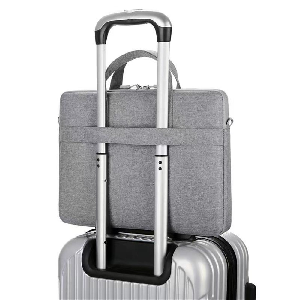 028 Series Laptop Case Simple Style Laptop Handbag Computer Carrying Case for 13-13.3 inch Laptop - Grey-11