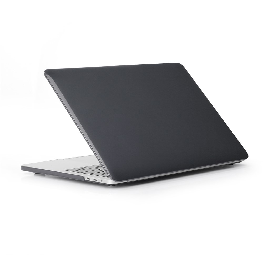 Front and Back Protective Shell PC Cover with Hollow-out Bottom for MacBook Pro 14.2-inch (A2442) 2021 - Black-3
