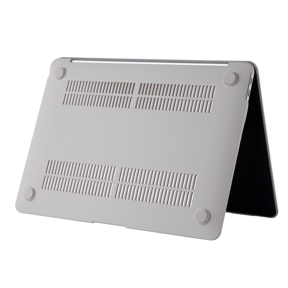 Plastic Hard Shell Protective Case for MacBook Pro 16 inch (A2141) - Grey-4