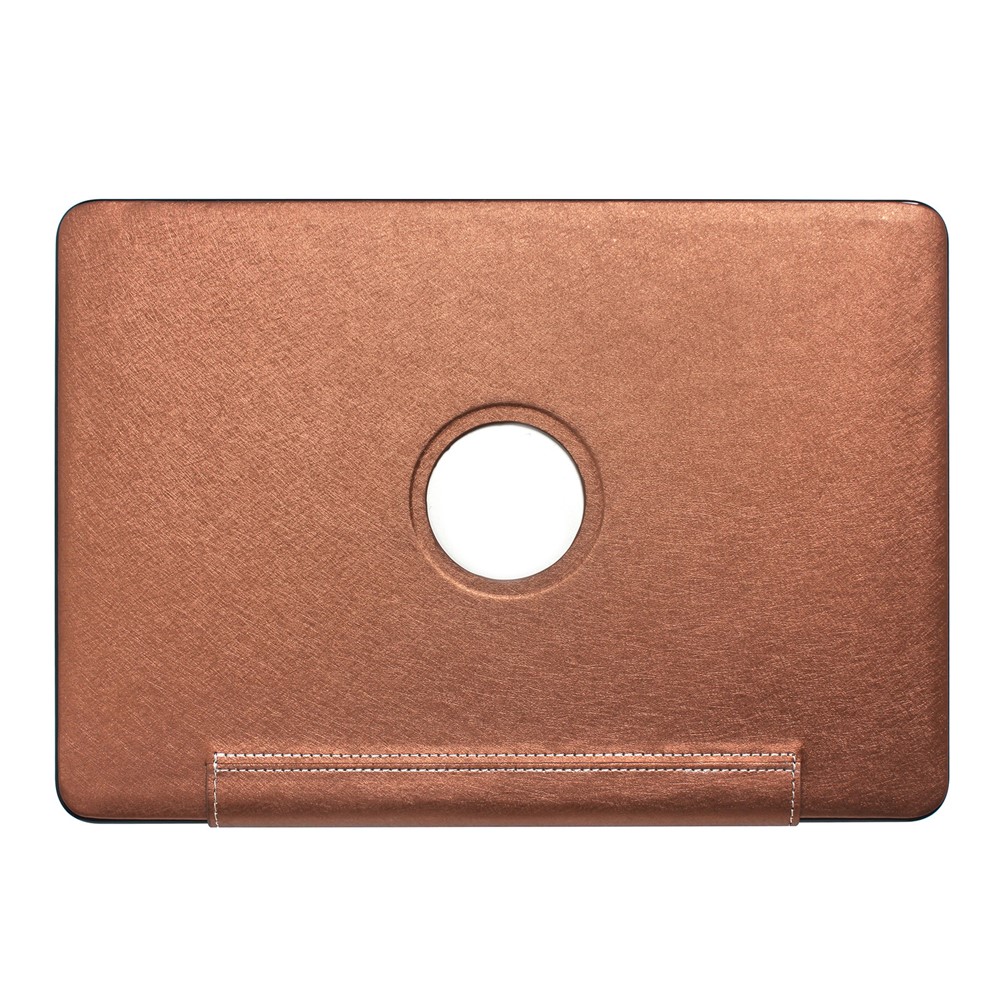 One Piece PU Leather + PC Protective Shell Case for MacBook Pro 13.3-inch (A1706/A1708/A1989/A2159/A2289/A2251/A2338) - Copper-4