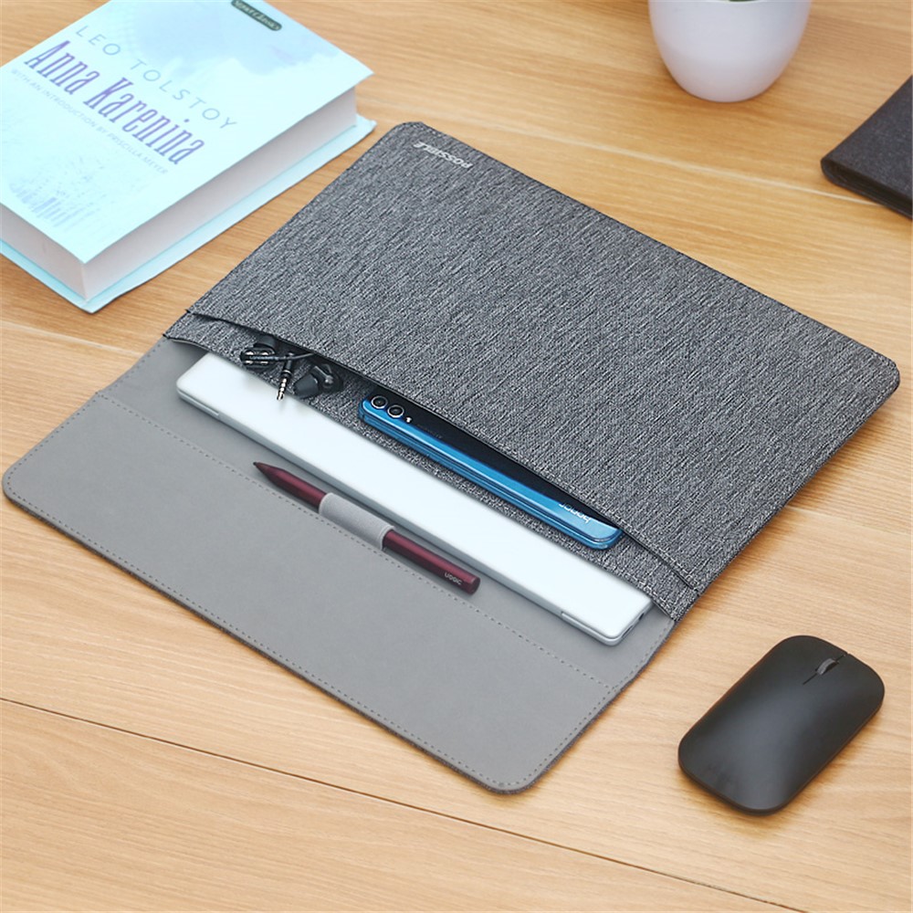 14 inch Notebook Sleeve Bag Ultra-thin Double Layer Oxford Cloth Shockproof Laptop Carrying Pouch-4