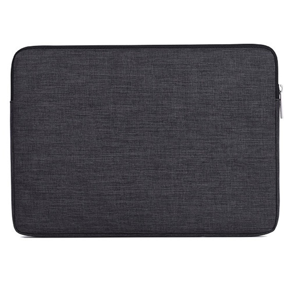 CANVASARTISAN L2-108 Slim Zipper Laptop Case Large Capacity Carrying Bag with Mini Storage Pouch for 12" Laptops - Dark Grey-6