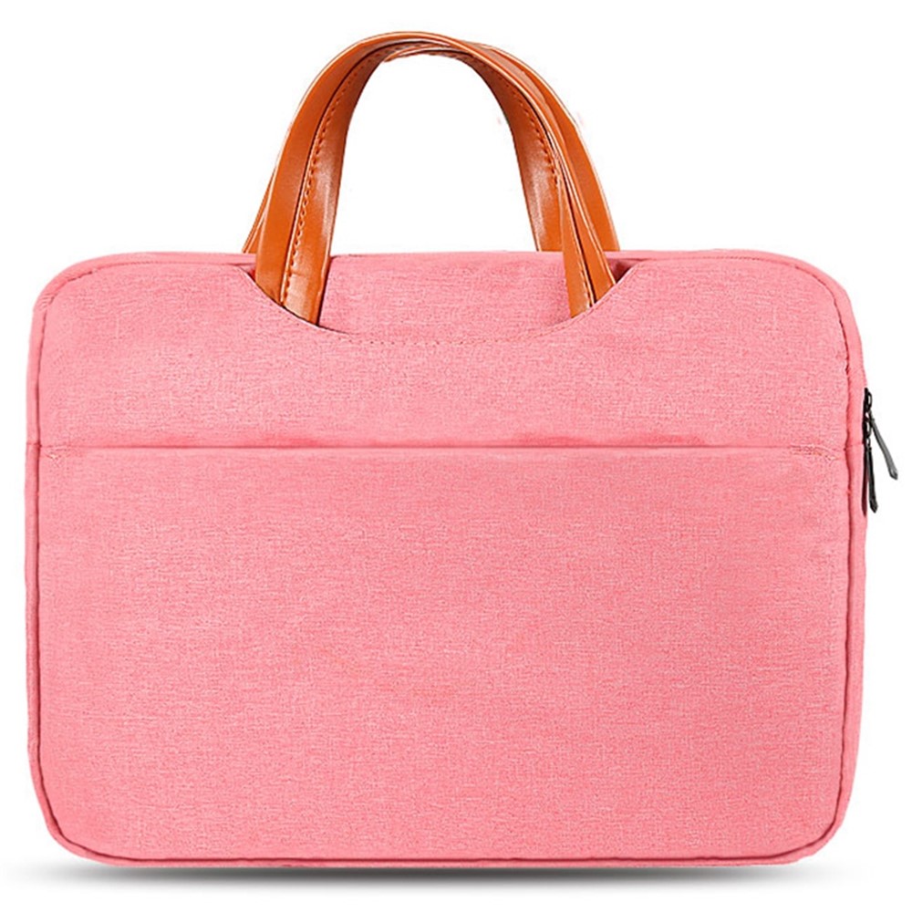 Oxford Cloth Laptop Protective Sleeve Handbag Soft Liner Notebook Carrying Bag for 13.3-inch Laptop - Pink-1