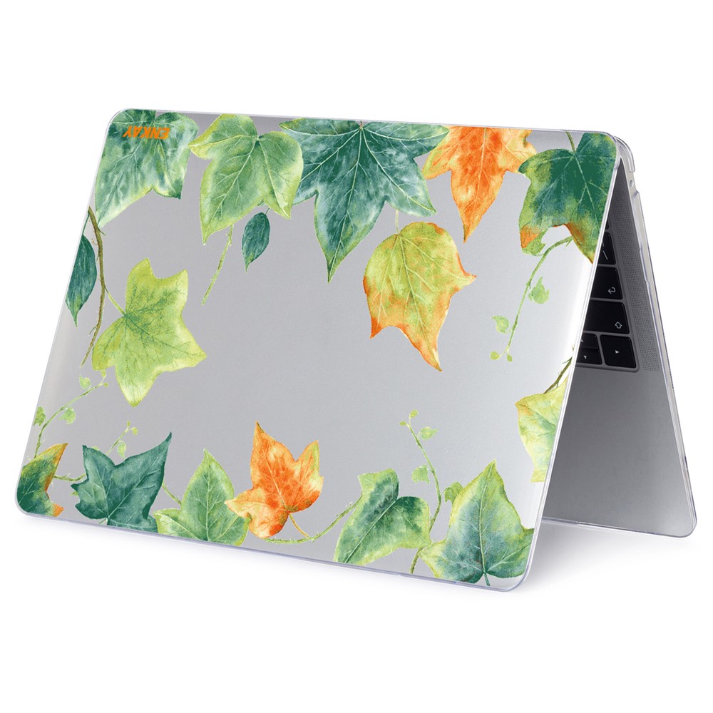 ENKAY Forest Series Pattern Design Scratch-resistant Hard PC Laptop Protective Case Shell Polycarbonate Notebook Cover for MacBook Pro 16.1'' A2141 - Ivy-5