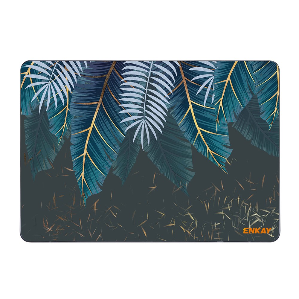 ENKAY Fashionable Shockproof Natural Pattern Laptop Protector Hard PC Case Notebook Cover for MacBook Air 13.3-inch A1932 (2018) - Palm Frond-4