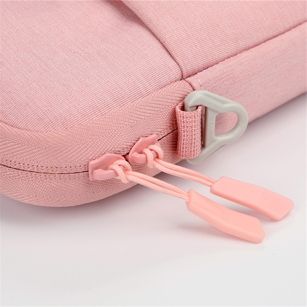 P510 Business Style Laptop Bag Notebook Sleeve Computer Sleeve 14'' Laptop Handbag with Shoulder Strap - Pink-6