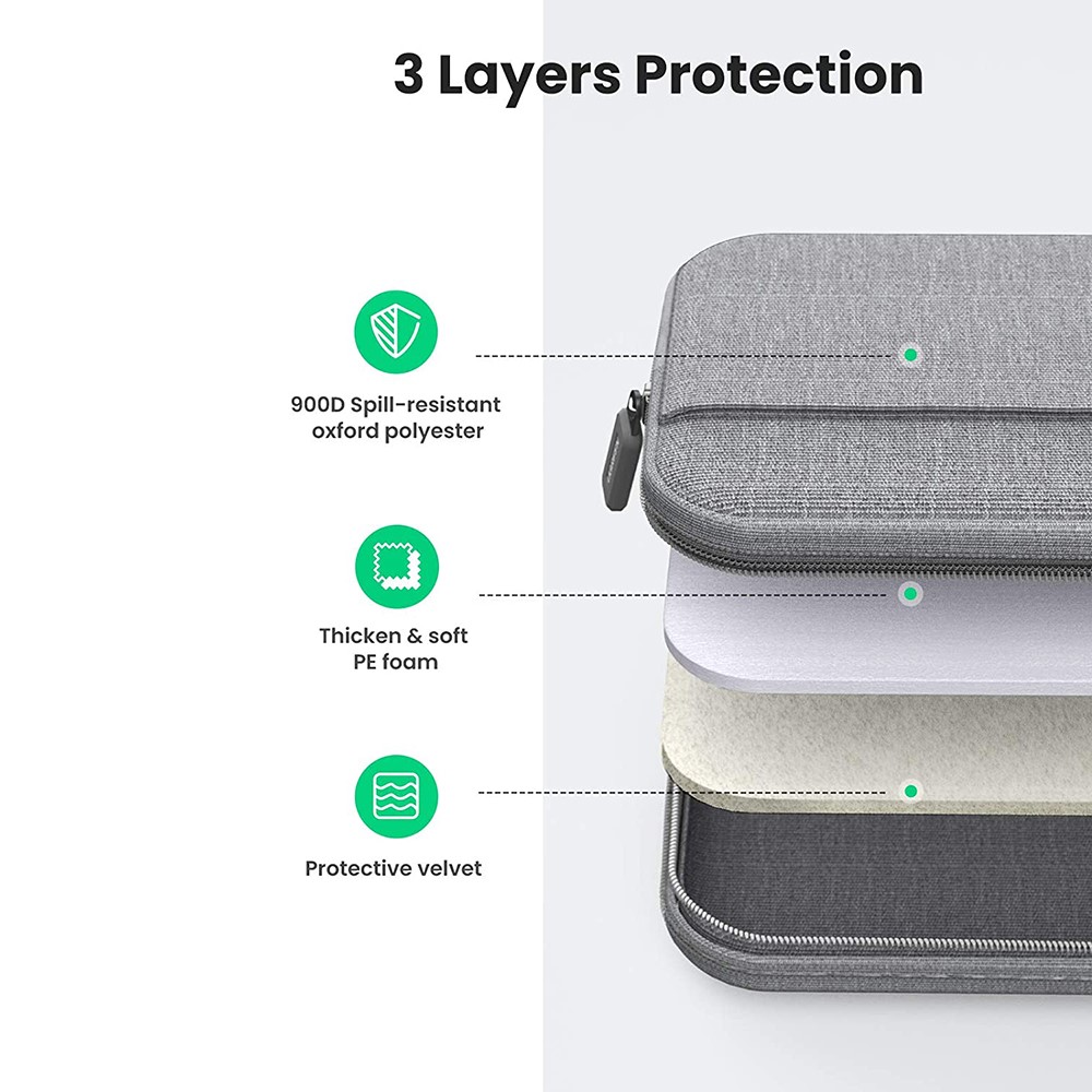 UGREEN 30325 Portable Waterproof Oxford Cloth Laptop Bag 15-15.6 inch Notebook Carrying Pouch Handbag-3